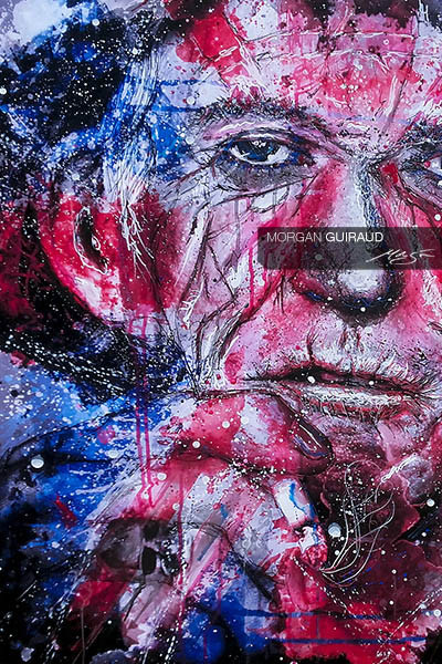 400x600 Keith Richards - Rockstar Painting