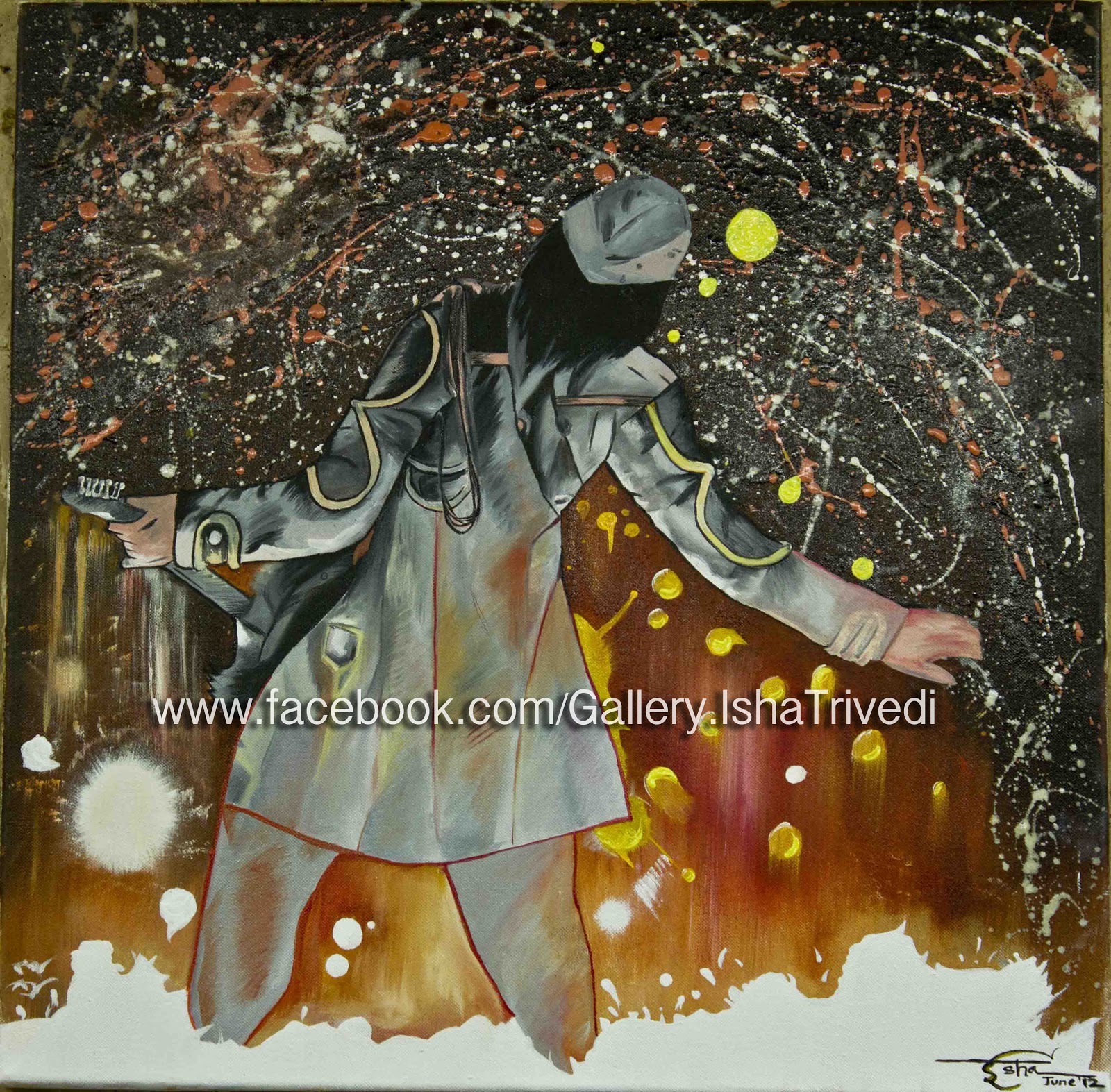 1600x1573 Paintings And Sketches By Isha Trivedi Paintings - Rockstar Painting