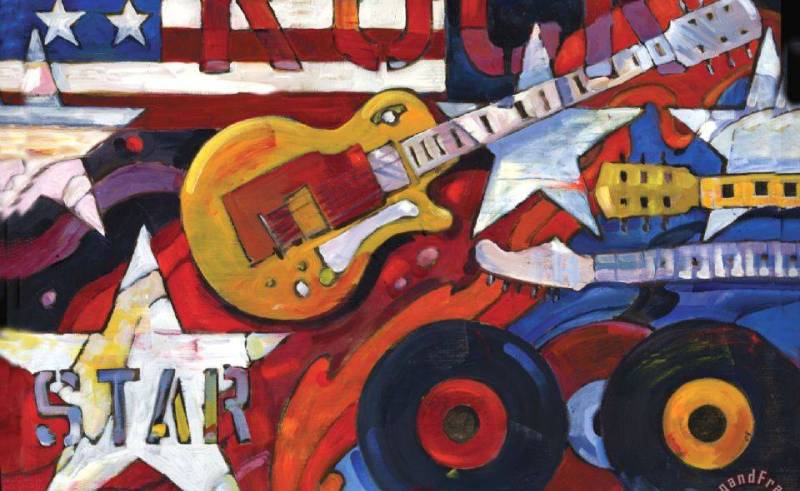 800x491 Rock Star Art Painting Painting For Home - Rockstar Painting