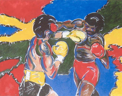 400x315 Stallonezone More Fan Art! - Rocky 3 Ending Painting