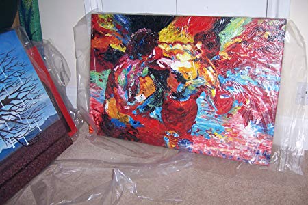 450x300 Rocky 3 Apollo Creed 40x26 Oil Painting, Framed, But Canvas Alone - Rocky 3 Painting