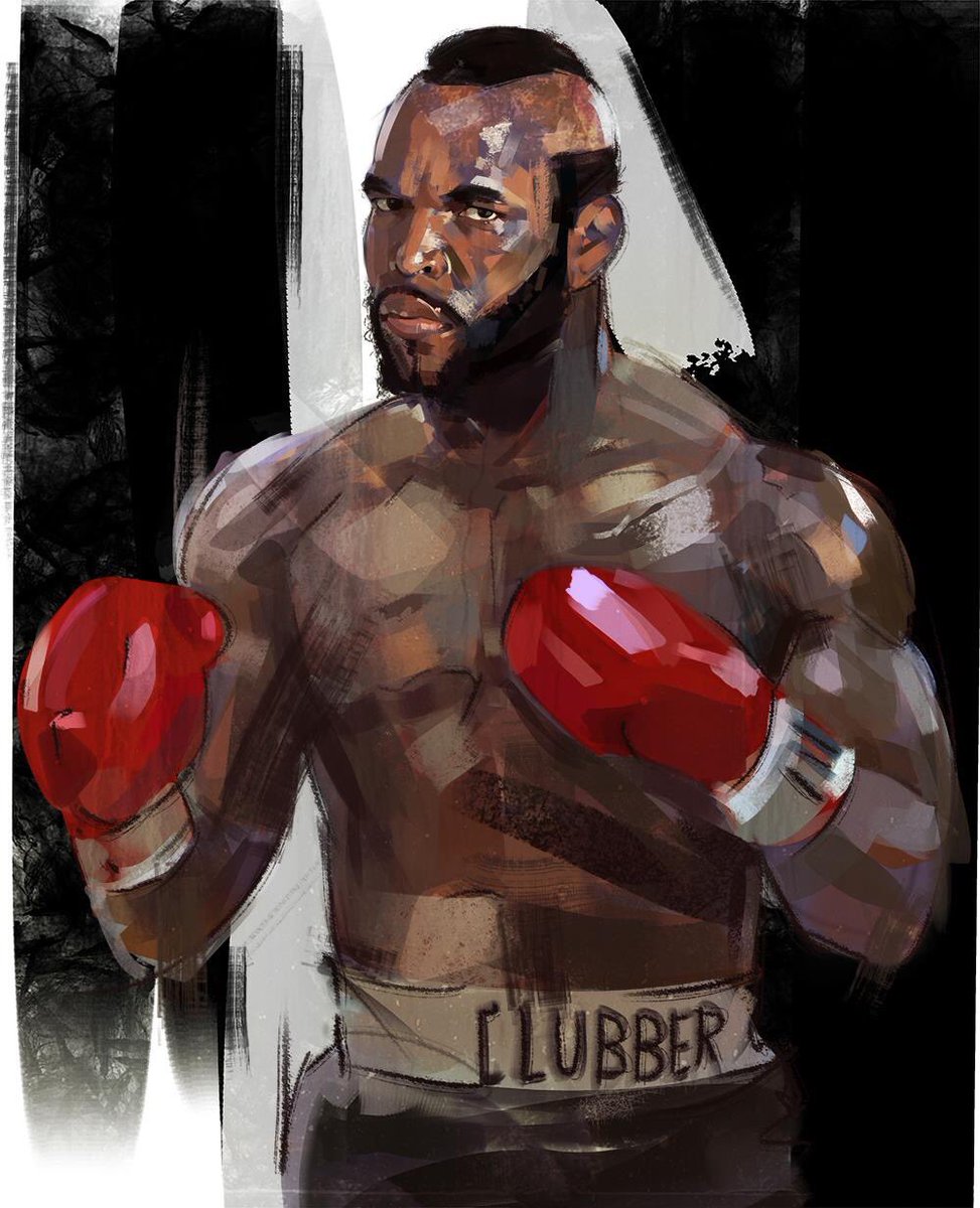 973x1200 Thefrisbeeman On Twitter Working In Clubber Lang From Rocky 3 - Rocky 3 Painting