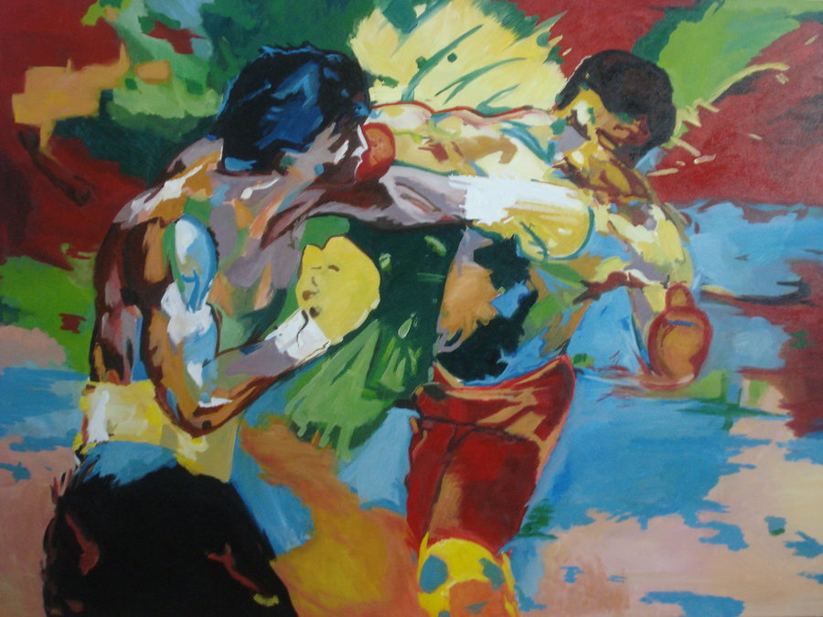 900x675 Rocky V Apollo By Artiefishel79 - Rocky 3 Painting