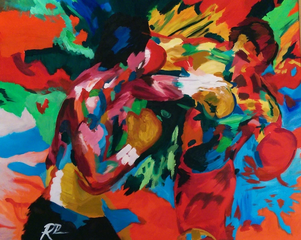 1000x797 Leeds Based Artist And Creative - Rocky 3 Painting