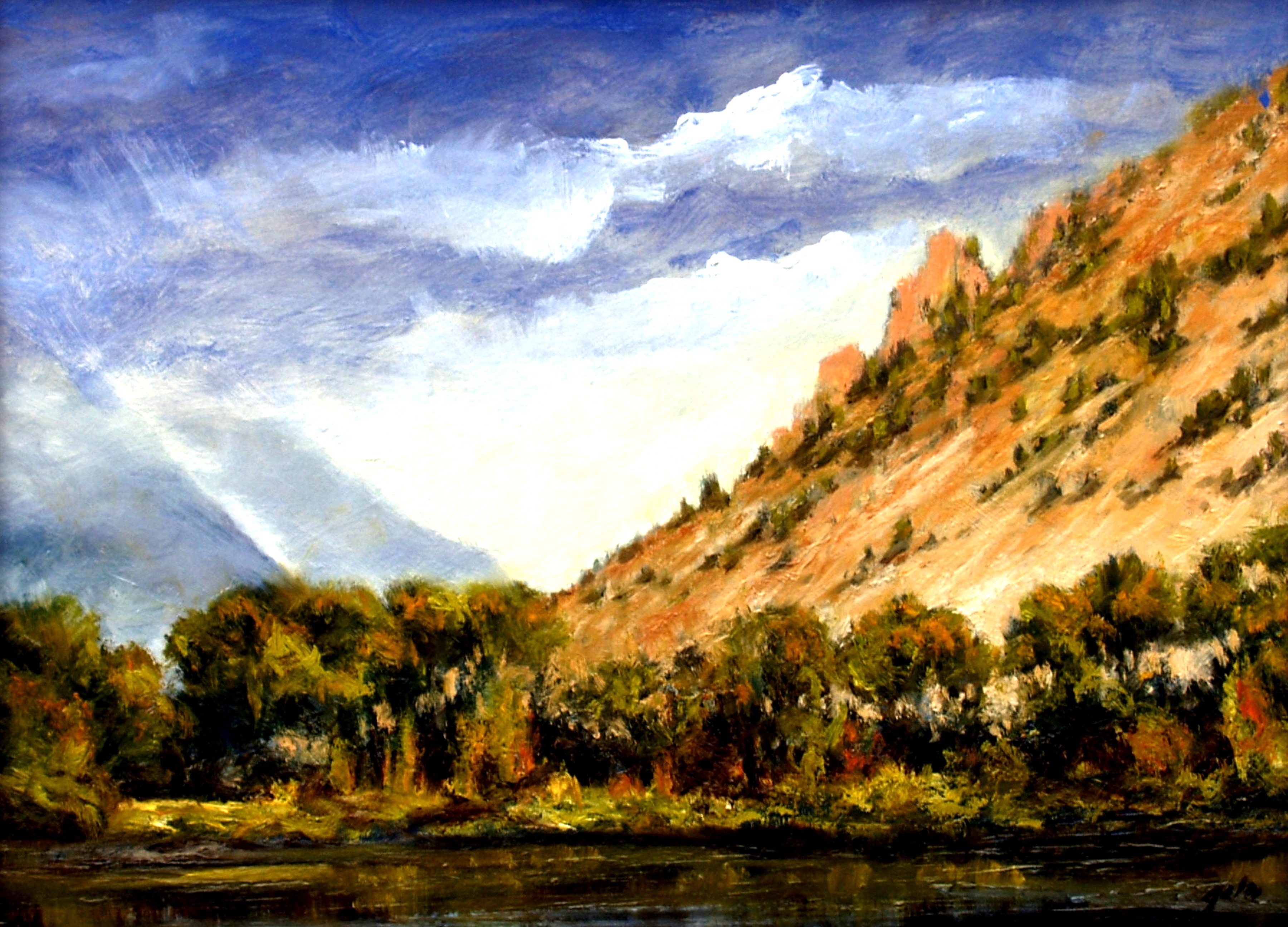 3600x2591 Original Oil Painting Jim Gola's Art Blog Page 3 - Rocky 3 Painting Original