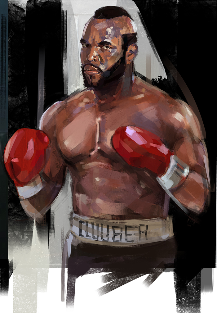 700x1008 Artwork - Rocky 3 Painting Original