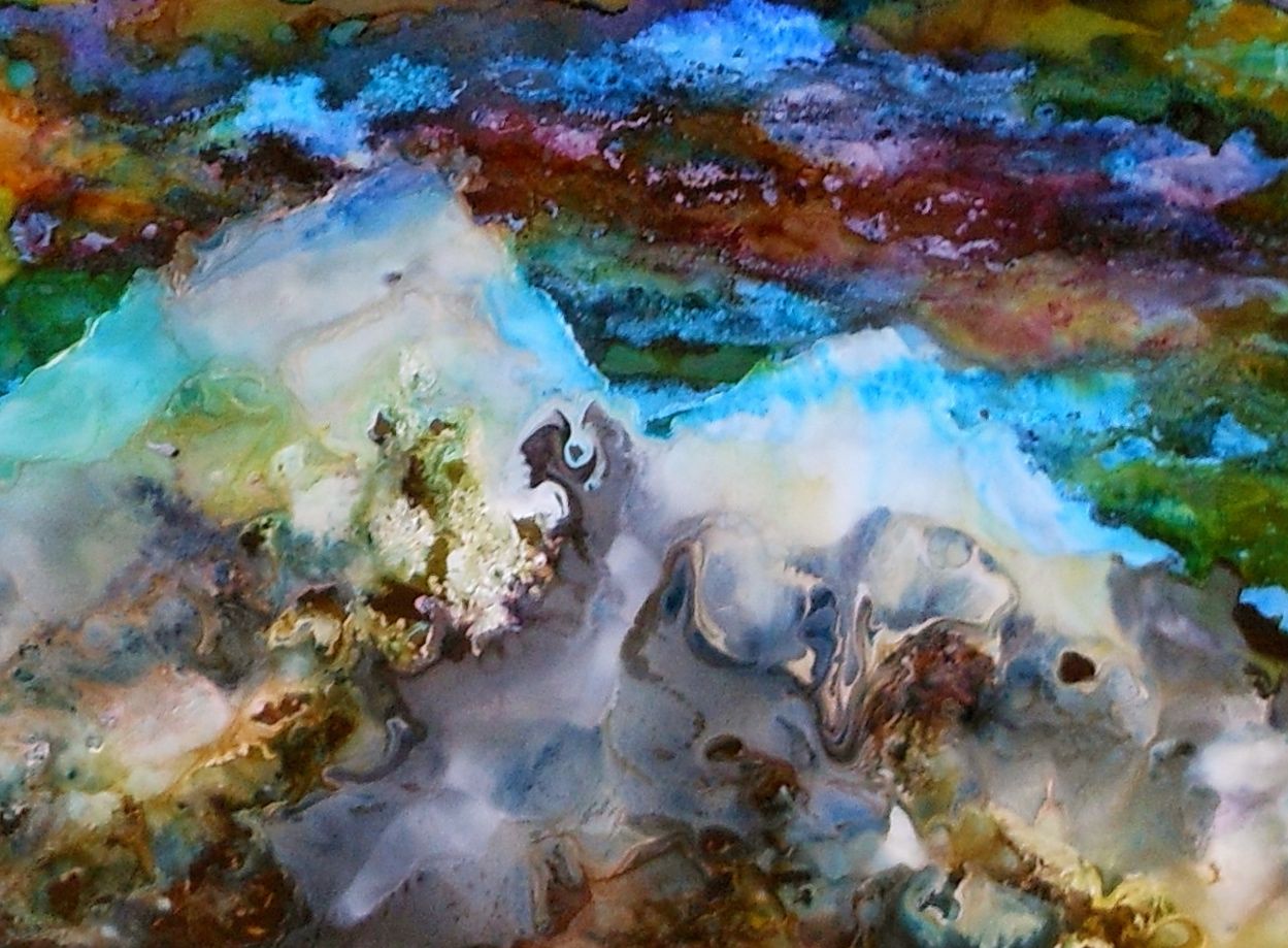 1249x919 Kimberly Conrad Daily Paintings Rocky Mountain Melt - Rocky 3 Painting Original