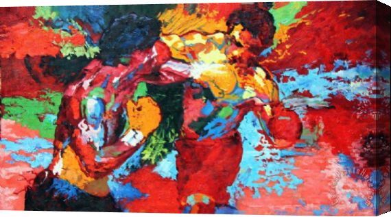 570x317 Leroy Neiman Rocky Iii Ending Art Print For Sale - Rocky 3 Painting Original