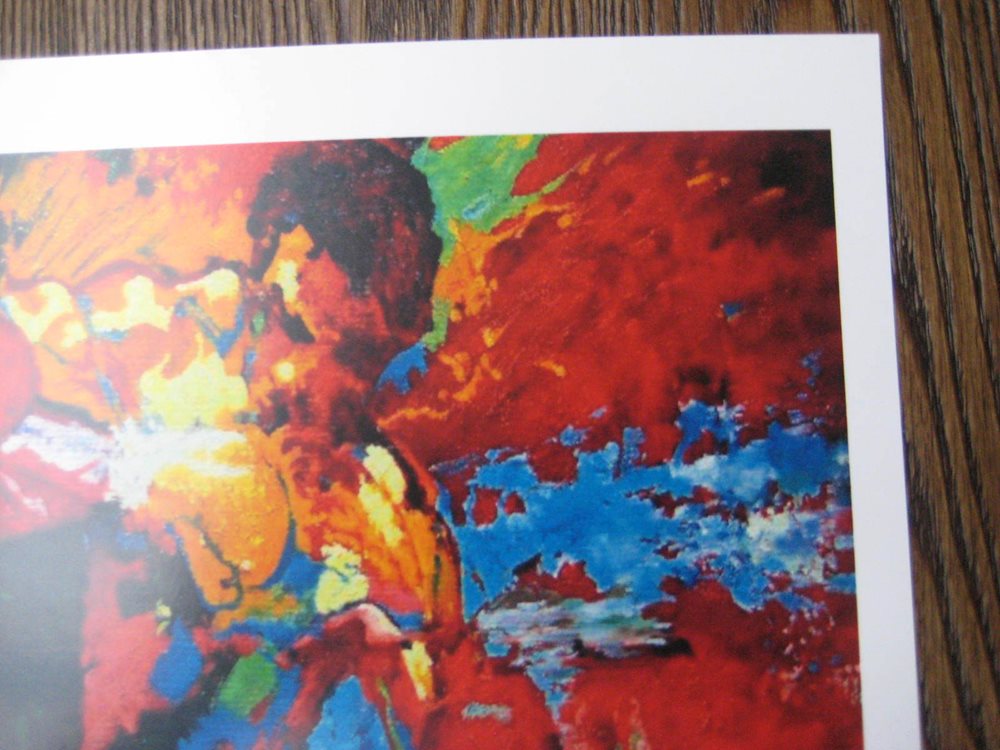 1000x750 Rocky Balboa Vs Apollo Creed 8.5 X 11 Boxing Painting - Rocky And Apollo Creed Painting