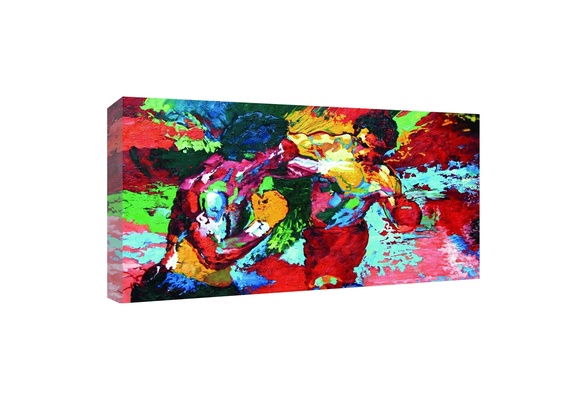 587x400 Wish Print On Canvas Painting Home Decor Art Rocky Balboa - Rocky And Apollo Creed Painting