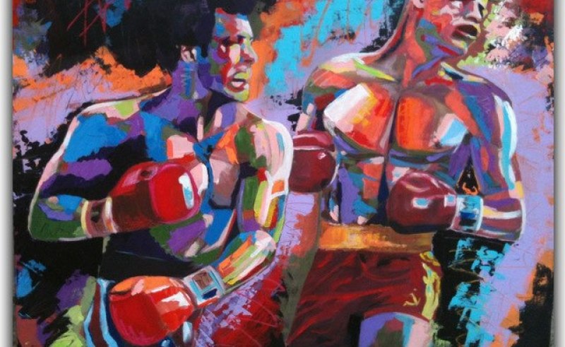 800x491 Rocky And Apollo Painting - Rocky And Apollo Painting