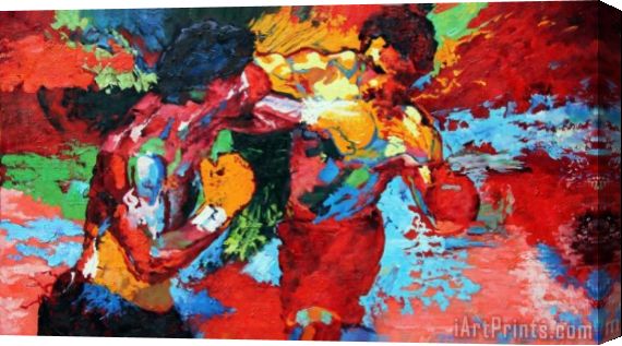 570x317 Leroy Neiman Rocky Vs Apollo Art Painting For Sale - Rocky And Apollo Painting