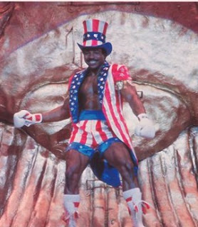 278x320 Mario Party Party 2 - Rocky Apollo Creed Painting