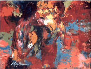 300x228 Rocky Balboa Apollo Creed Art Replica Print Movie Stall For Sale - Rocky Apollo Painting