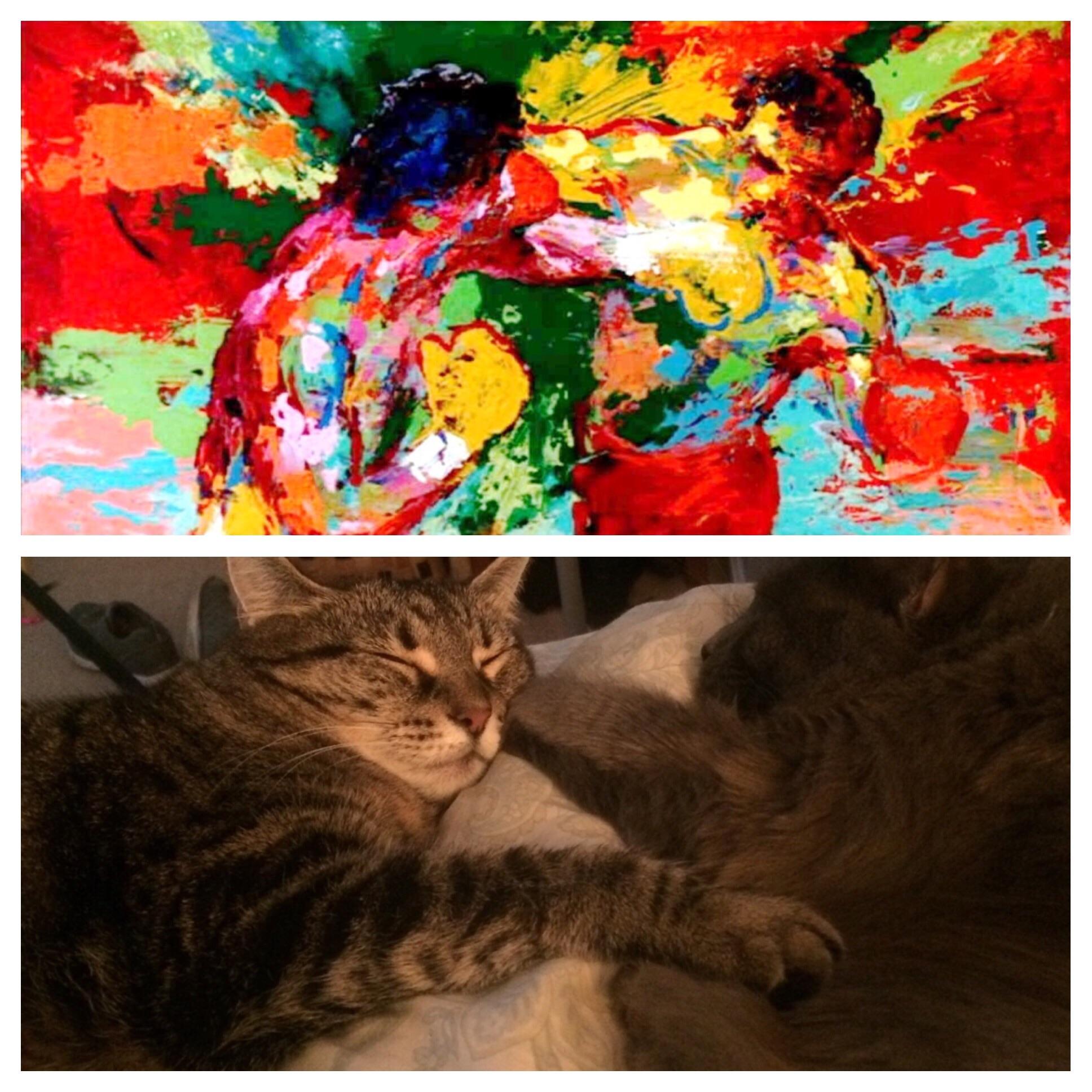1936x1936 We Are Rocky Vs Apollo Meow Thisismylifemeow - Rocky Apollo Painting