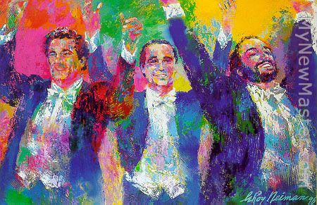 450x291 Leroy Neiman Rocky Vs Apollo Painting - Rocky Apollo Painting