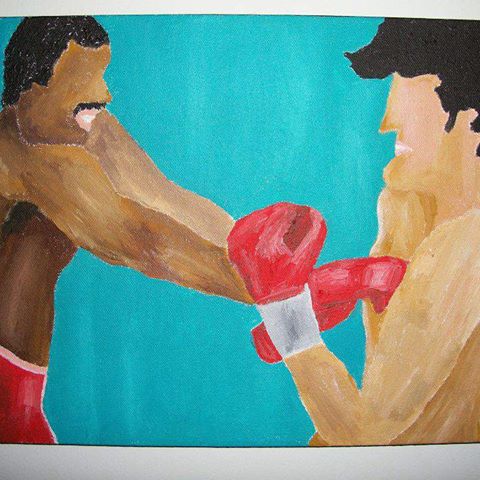 480x480 Apollocreed Instagram - Rocky Apollo Painting