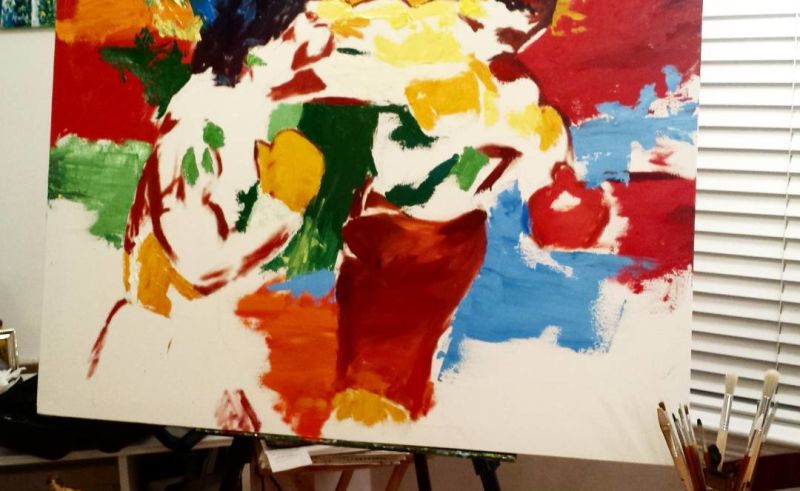 800x491 Rocky V Apollo Painting - Rocky Balboa And Apollo Creed Painting