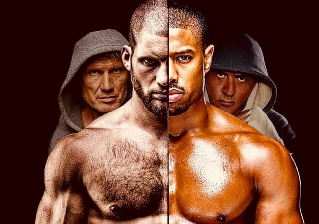 640x450 Creed Ii Trailer Sylvester Stallone's Rocky Franchise Returns - Rocky Balboa Apollo Creed Painting