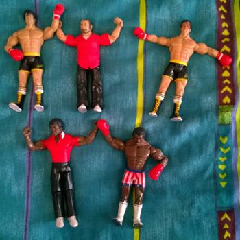 350x350 Rocky Balboa Sylvester Stallonehollywood Movie Memorabilia - Rocky Balboa Apollo Creed Painting