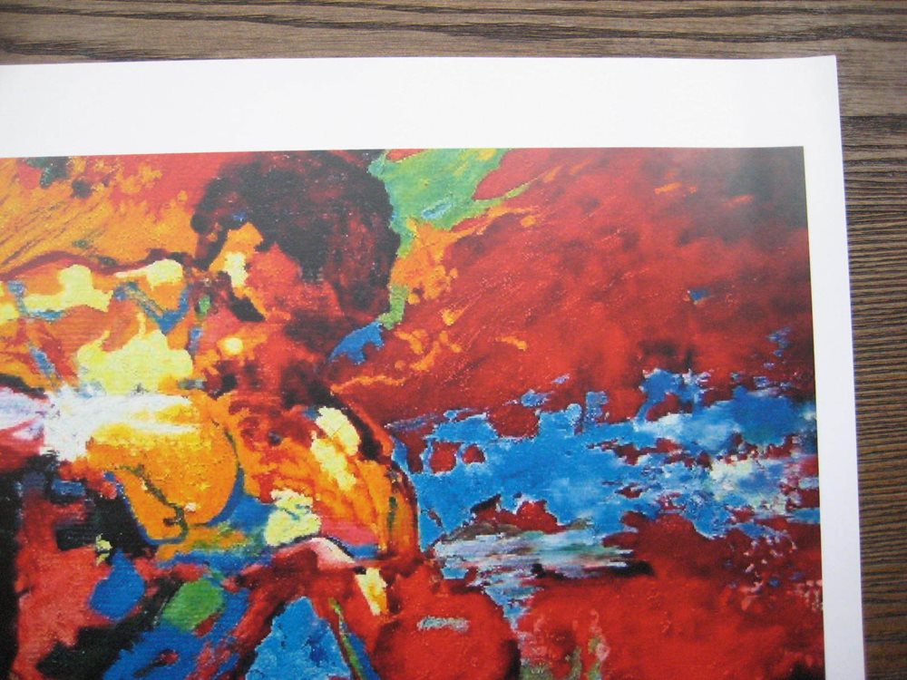 1000x750 Rocky Balboa Vs Apollo Creed 11 X 17 Boxing Painting - Rocky Balboa Apollo Creed Painting