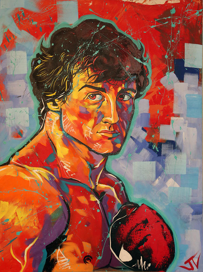 671x900 Rocky Balboa Painting By Jay V Art - Rocky Balboa Painting