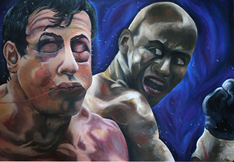 800x555 Rocky Painting Is Finished King Boss Design Blog - Rocky Balboa Painting