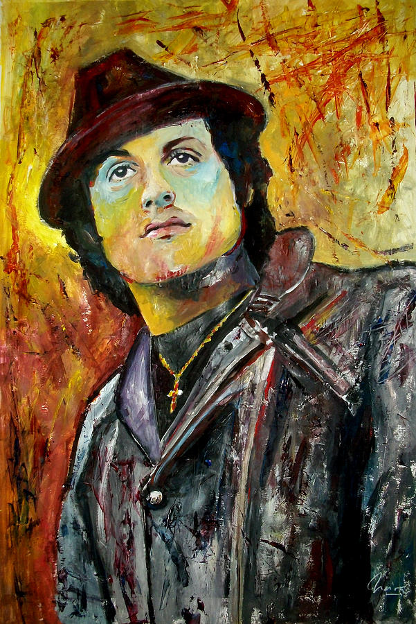 601x900 Sylvester Stallone - Rocky Balboa Painting