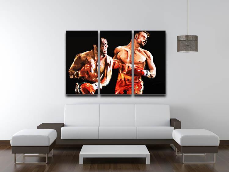 750x563 Rocky Iii 3 Split Panel Canvas Print Canvas Art Rocks - Rocky Iii Painting