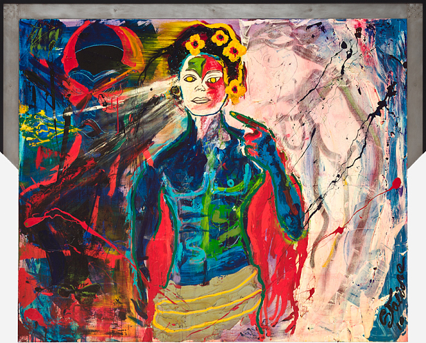 620x500 Sylvester Stallone Not Your Average Hollywood Painter - Rocky Iii Painting