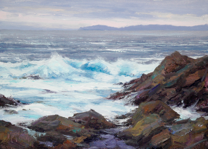 792x567 Matt Smith, Plein Air Artist, Landscape Painter Of The American - Rocky Landscape Painting