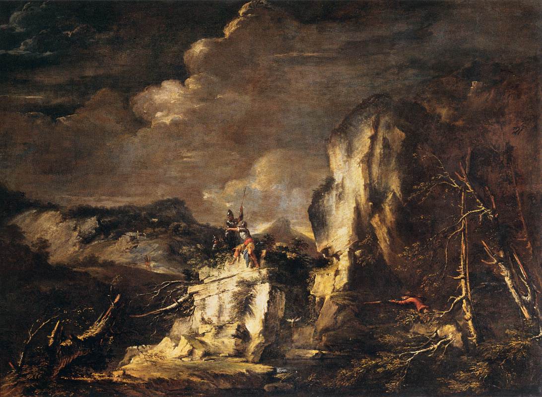 1092x800 Filesalvator Rosa - Rocky Landscape Painting