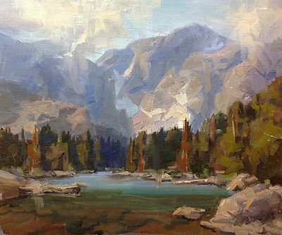400x333 Jackson, Wy) - Rocky Mountain Painting