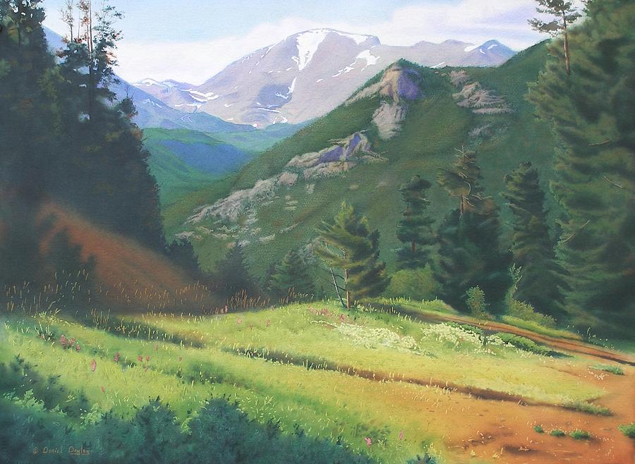 900x658 Rocky Mountain Grandeur Painting By Daniel Dayley - Rocky Mountain Painting
