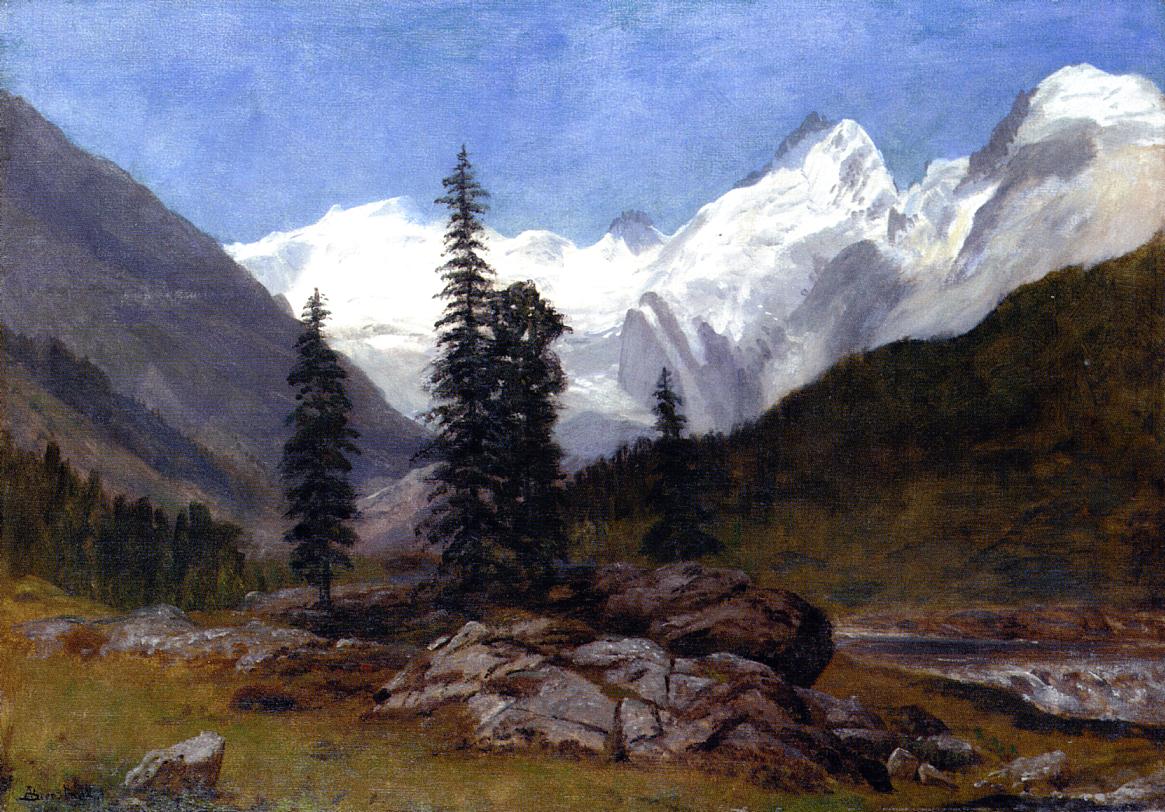 1165x812 Rocky Mountain Painting Albert Bierstadt Oil Paintings - Rocky Mountain Painting