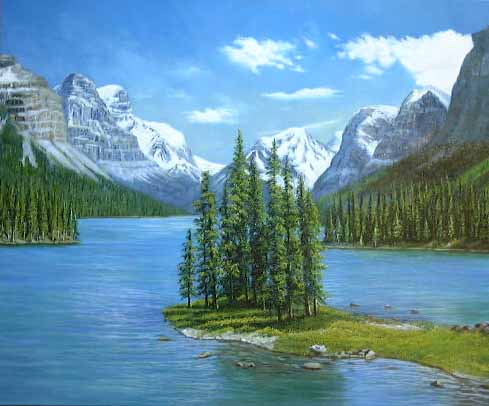 489x406 The Eurasia Art Rakuten Global Market Bargain Oil Painting - Rocky Mountain Painting