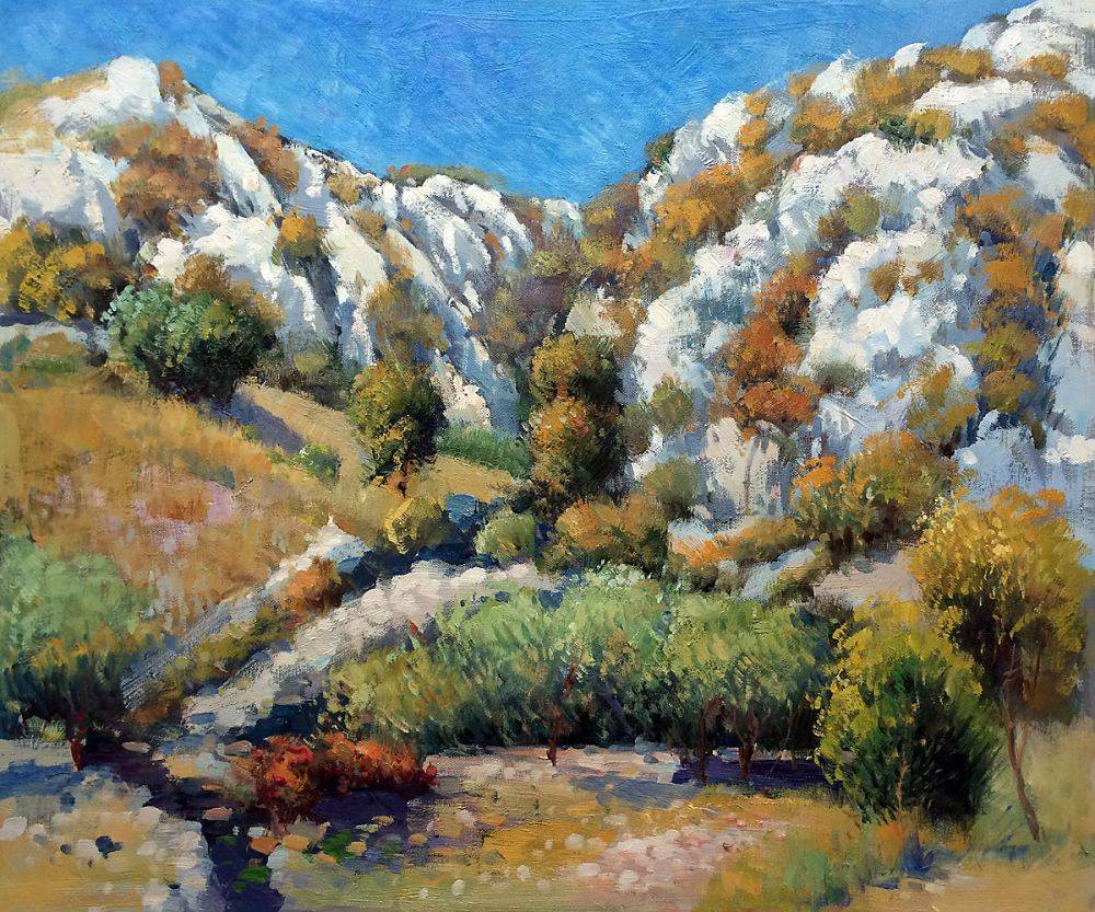 1000x833 Pierre Auguste Renoir, Rocky Crags - Rocky Painting