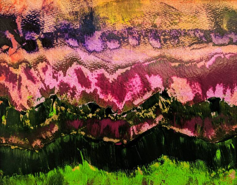 770x601 Saatchi Art Rocky Mountain Sunrise Painting By Katy Tackes - Rocky Painting