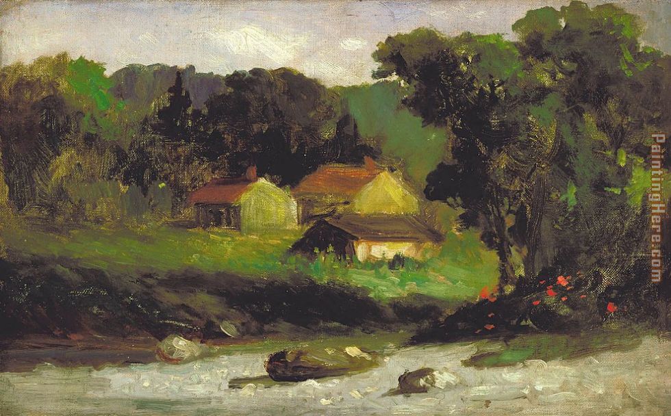980x608 Edward Mitchell Bannister Rocky Farm, Newport Painting Anysize 50 - Rocky Painting
