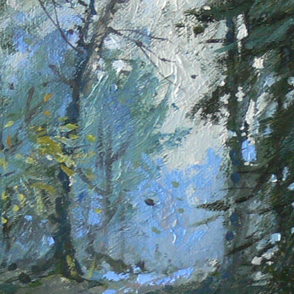 1024x1024 Landscape Oil Painting - Rocky Painting