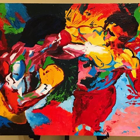 480x480 Rockypainting Instagram - Rocky Vs Apollo Painting