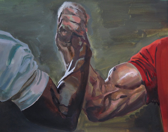 640x502 Apollo Creed Vs Dillon Neogaf - Rocky Vs Apollo Painting