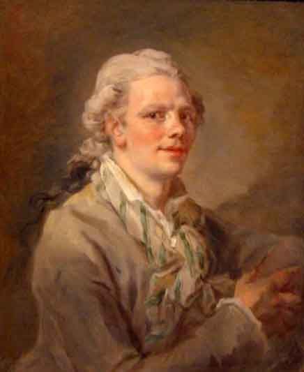 436x533 Jean Honore Fragonard French Rococo Painter, Draftsman - Rococo Painting Portrait