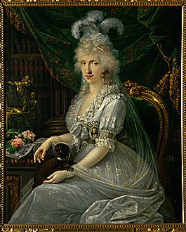 265x330 Rococo Painting 18th Marie Louise Of Naples Sicily (1773 1802 - Rococo Painting Portrait
