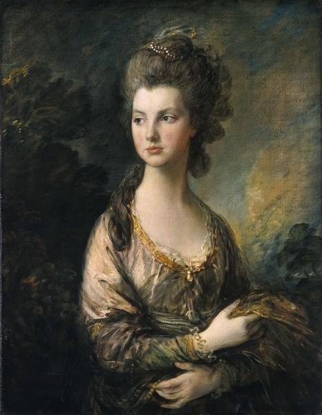 466x600 Thomas Gainsborough, British Rococo Painter Art Challenge - Rococo Painting Portrait