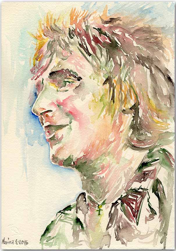 605x864 Rod Stewart - Rod Stewart Painting