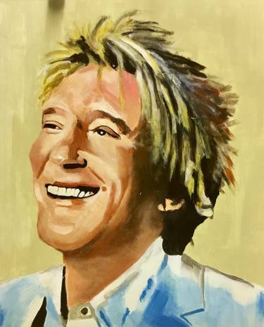 375x465 Rod Stewart Paintings For Sale Saatchi Art - Rod Stewart Painting