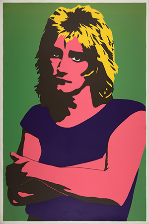 300x451 Rod Stewart John Angus Posters - Rod Stewart Painting