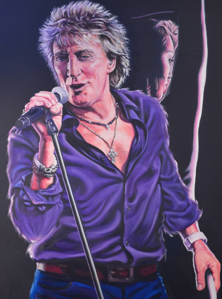 770x1037 Saatchi Art Rod Stewart - Rod Stewart Painting