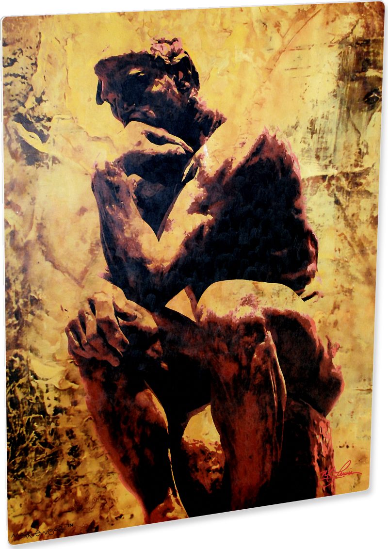 800x1132 Fabulous Rodin Art Print Painting Wall Decor Mark Lewis Art - Rodin Painting